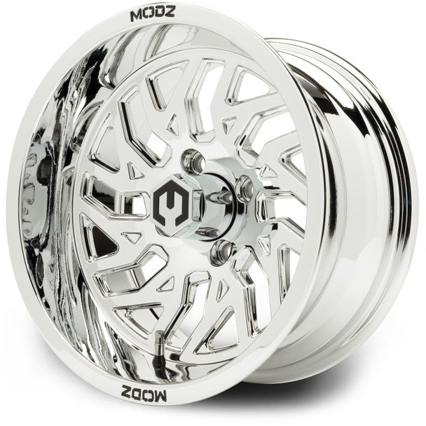 MODZ® Carnage Chrome 14" Golf Cart Wheel