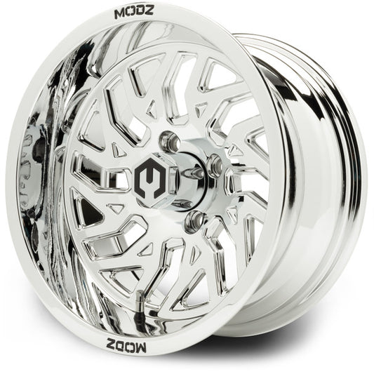 MODZ® Carnage Chrome 14" Golf Cart Wheel