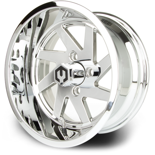 MODZ® Fury Chrome 14" Golf Cart Wheel