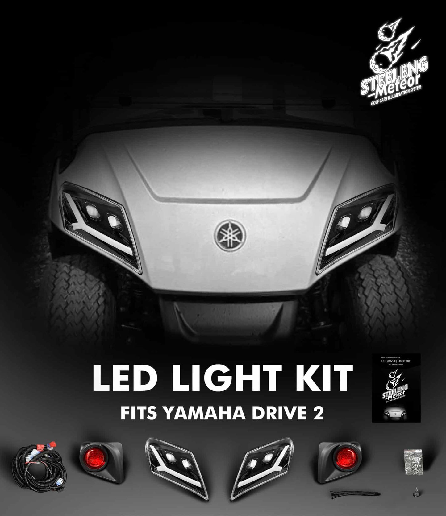 Yamaha Drive 2 Meteor LED BASIC Light Kit for (12 Volt) (2017+)