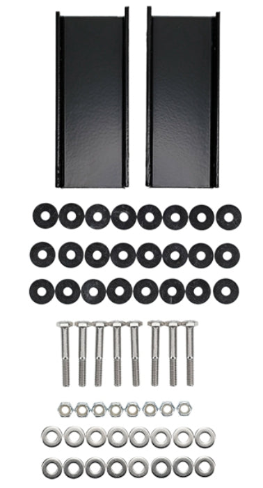 DoubleTake Top Front Mounting Brackets for 60", 80, or 120" Kwick-Track Top, Yamaha Drive, Drive2