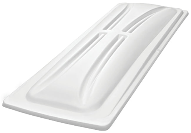 120" DoubleTake Extended Roof Top With Kwick Track Rail System (White) (Roof Only)