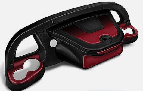 Club Car Precedent/Tempo/Onward DoubleTake Black Sentry Golf Cart Dash (Includes Ruby Red Inserts)