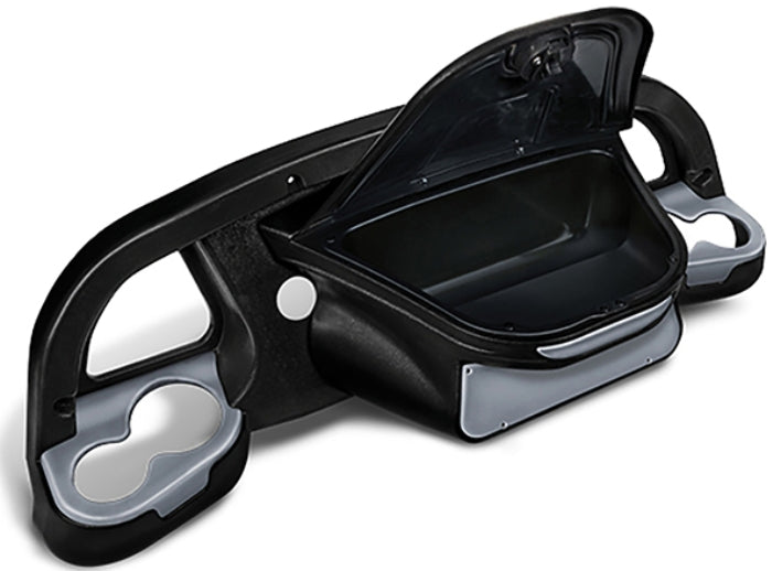 Club Car Precedent/Tempo/Onward Dash 04+ Double Take Sentry Storage (Black w/ Silver Inserts)