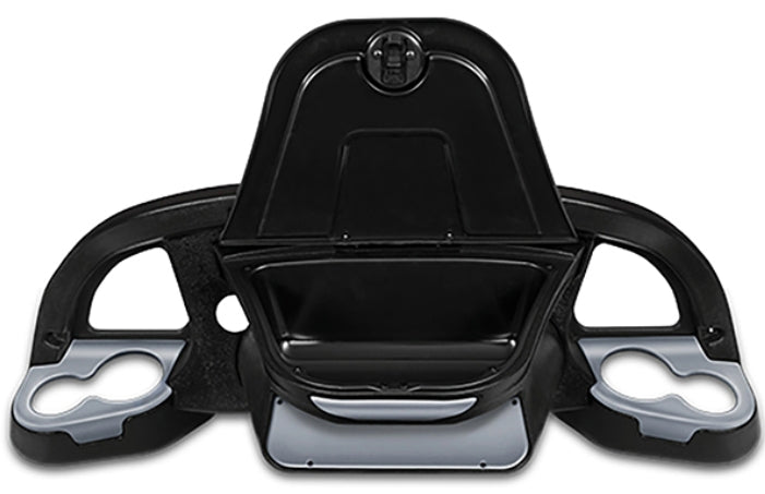 Club Car Precedent/Tempo/Onward Dash 04+ Double Take Sentry Storage (Black w/ Silver Inserts)