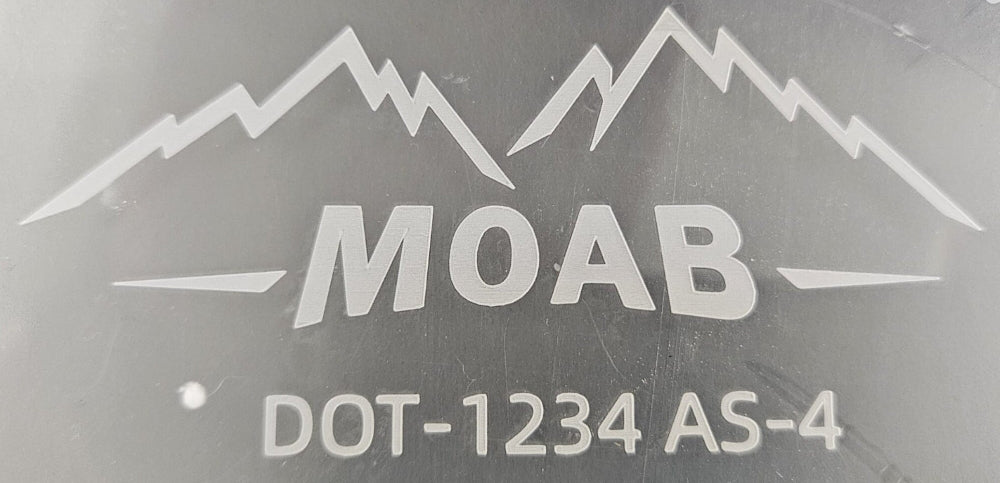 MOAB DOT Approved Windshield Clear Foldable for Yamaha G16 (AS4)