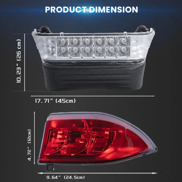Club Car Precedent LED Basic Light Kit (2008-Up) 12V-48V