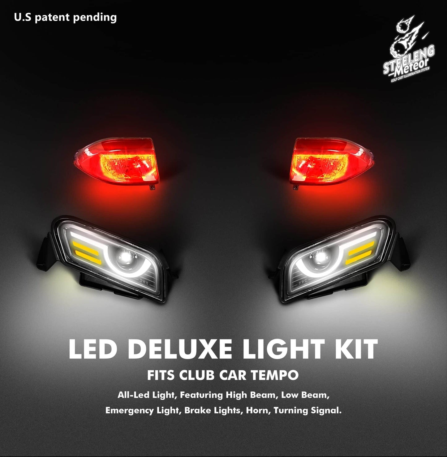 Club Car Tempo Street Legal LED Light Kit