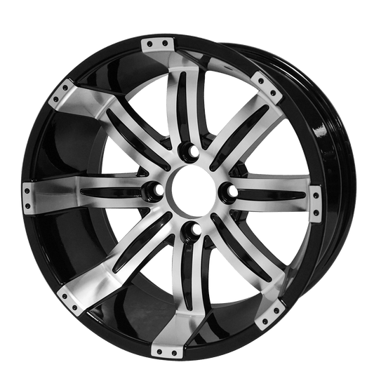 14″ Tempest Machined/Black Wheel – Aluminum Alloy