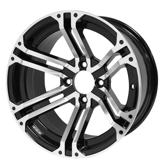 14″ Terminator Machined/Black Wheel – Aluminum Alloy
