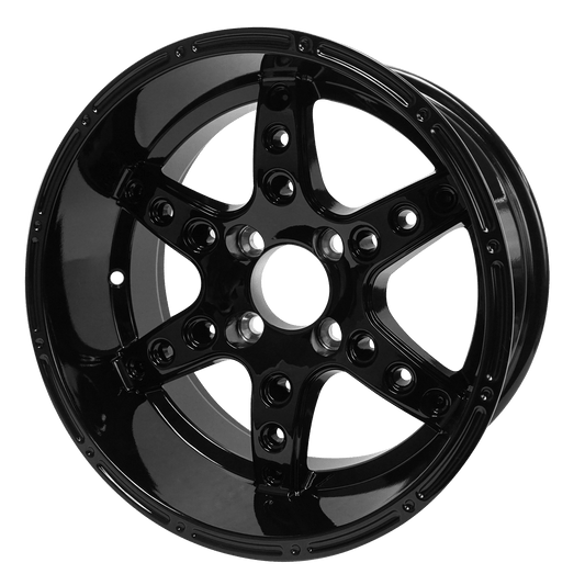 14″ Turbine Glossy Black Wheel – Aluminum Alloy
