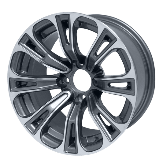 14″ Vector Machined/Gunmetal Wheel – Aluminum Alloy