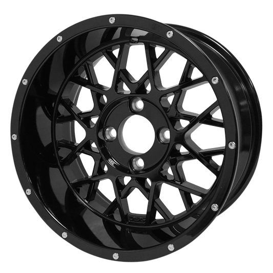 14″ Venom Glossy Black Wheel – Aluminum Alloy