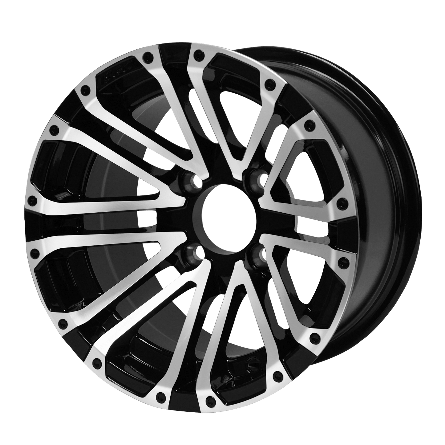 14″ Lancer Machined/Black Wheel – Aluminum Alloy