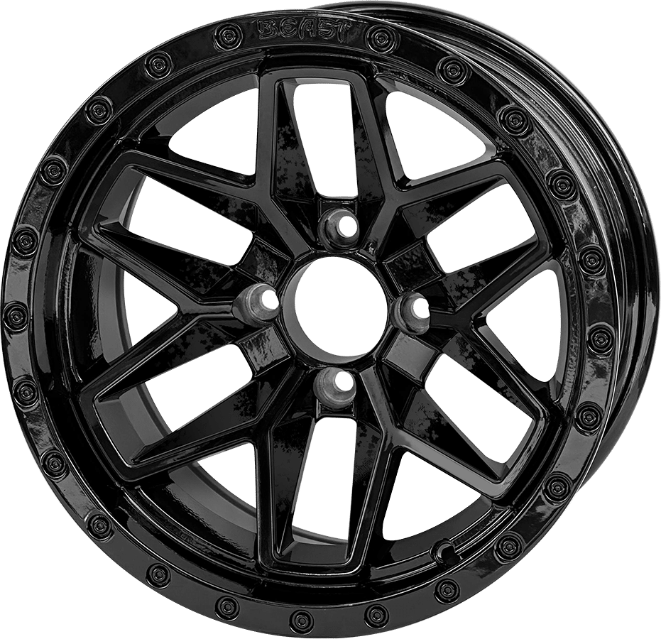 14″ Glossy Black Widow Wheel – Aluminum Alloy