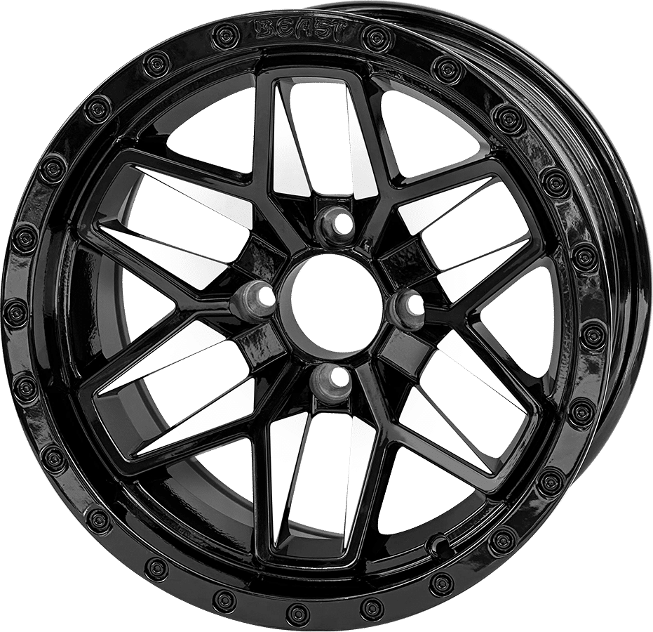 14″ Glossy White Widow Wheel – Aluminum Alloy