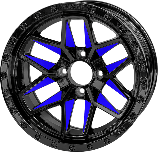 14″ Glossy Blue Widow Wheel – Aluminum Alloy