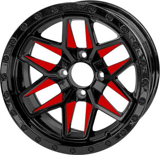 14″ Glossy Red Widow Wheel – Aluminum Alloy