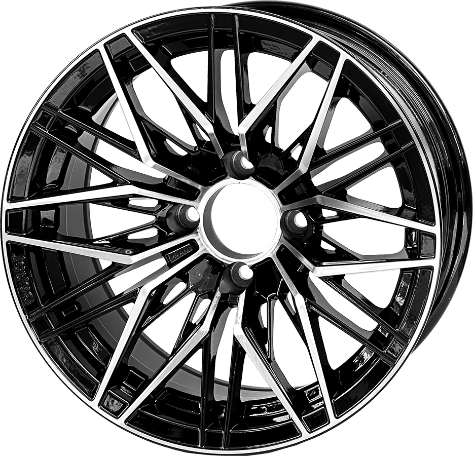 14″ Hornet Machined Black Wheel – Aluminum Alloy