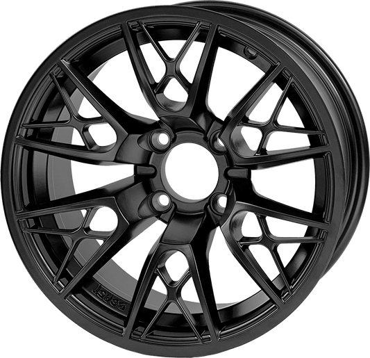 14″ Saber Tooth Matte Black Wheel – Aluminum Alloy