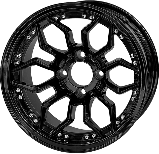 14″ Scorpion Glossy Black Wheel – Aluminum Alloy