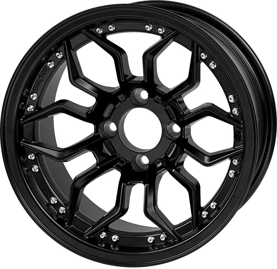 14″ Scorpion Matte Black Wheel – Aluminum Alloy
