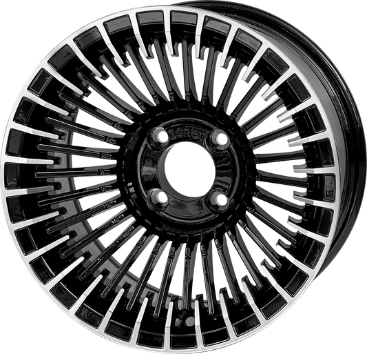 14″ Piranha Machined Black – Aluminum Alloy