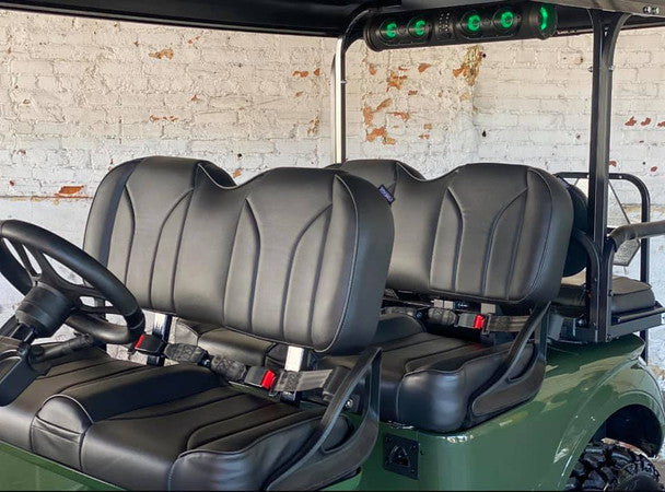 MODZ® FS2 CUSTOM FRONT SEAT - BLACK BASE Fits: EZGO TXT (1995+)/RXV (2008+)