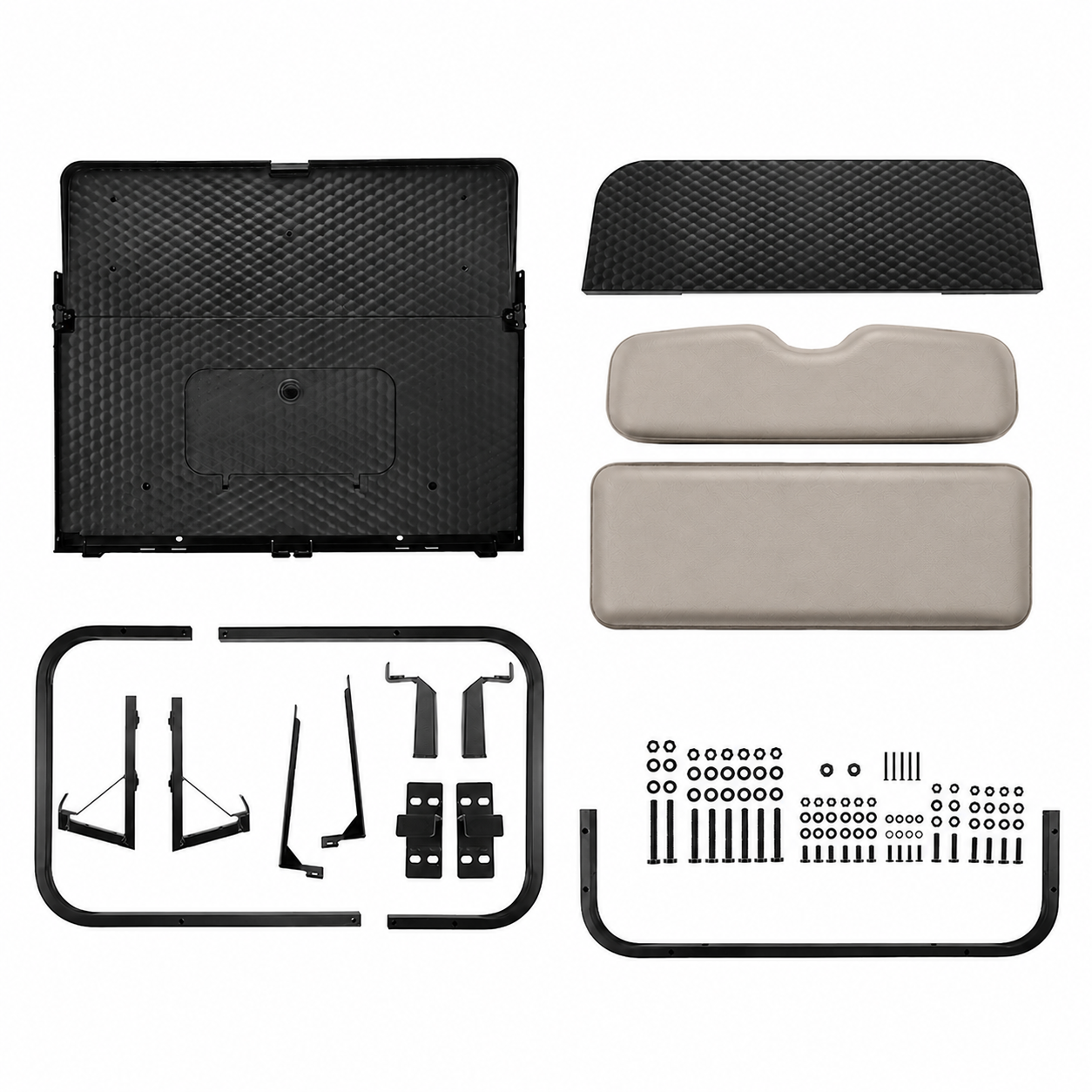 Yamaha Drive 2 Rear Flip Seat Kit With Fold Down Pad (2017+) Stone Cushion Color