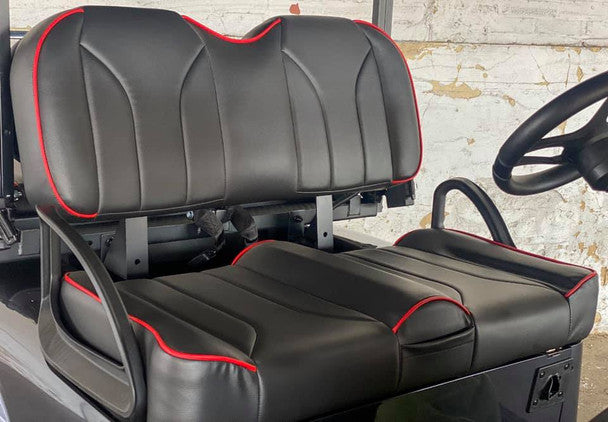 MODZ® FS2 CUSTOM FRONT SEAT - BLACK BASE Fits: EZGO TXT (1995+)/RXV (2008+)