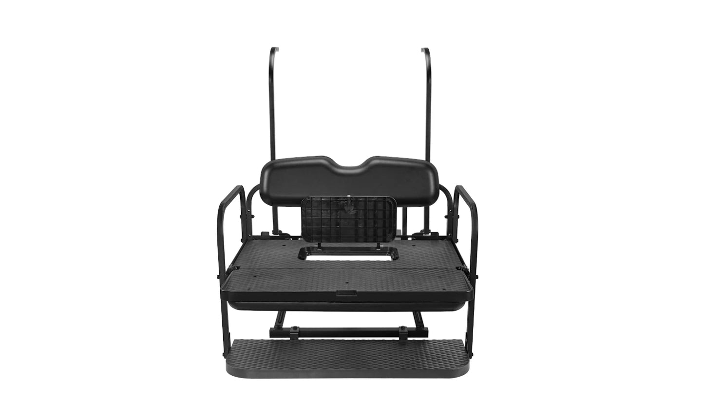 Club Car DS Rear Seat Kit 2000.5+ (Black Cushions)