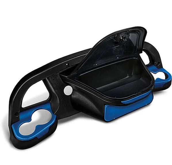 Club Car Precedent/Tempo/Onward Dash 04+ Double Take Sentry Storage (Black w/ Blue Inserts)