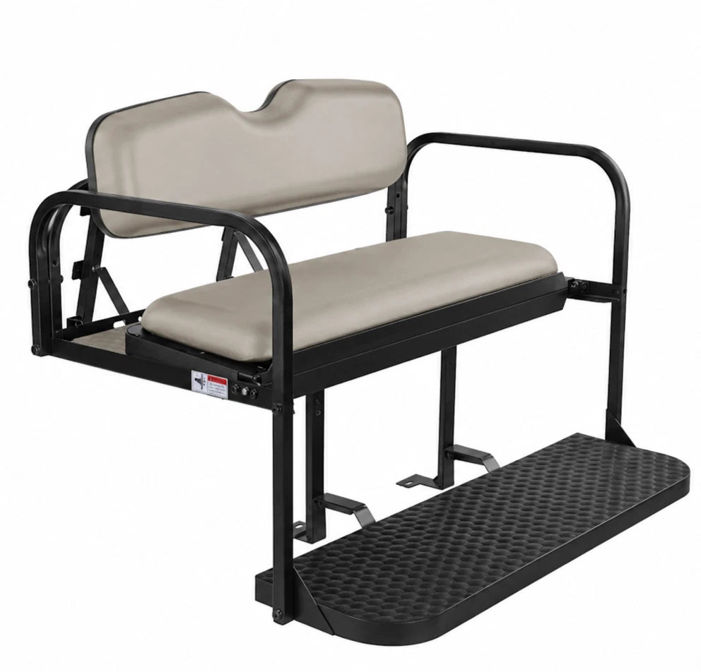 Yamaha Drive 2 Rear Flip Seat Kit With Fold Down Pad (2017+) Stone Cushion Color