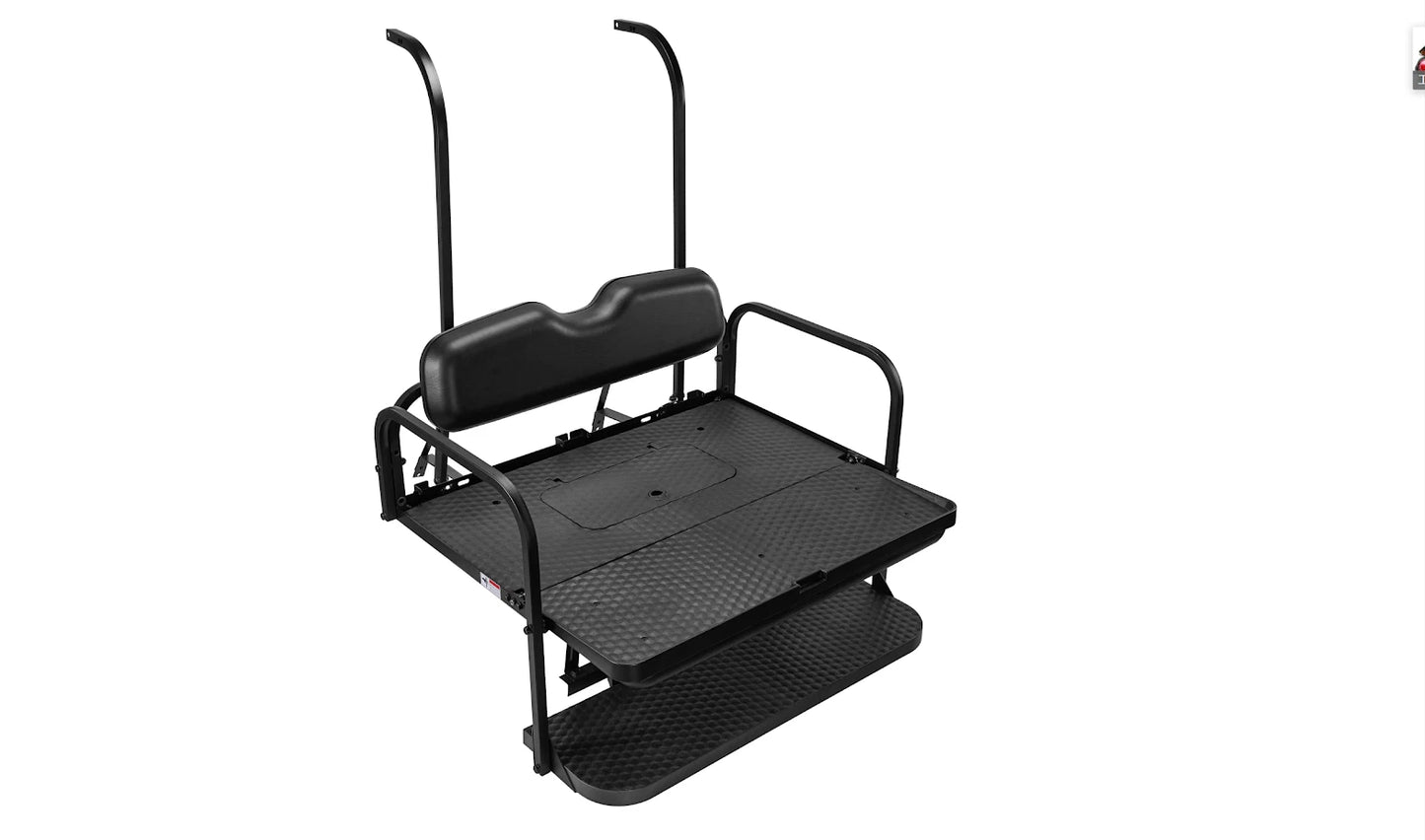 Club Car DS Rear Seat Kit 2000.5+ (Black Cushions)