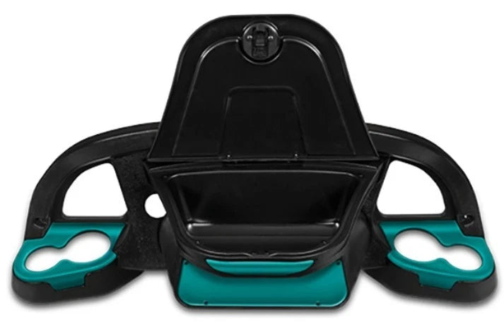 Club Car Precedent/Tempo/Onward Dash 04+ Double Take Sentry Storage (Black w/ Teal Inserts)