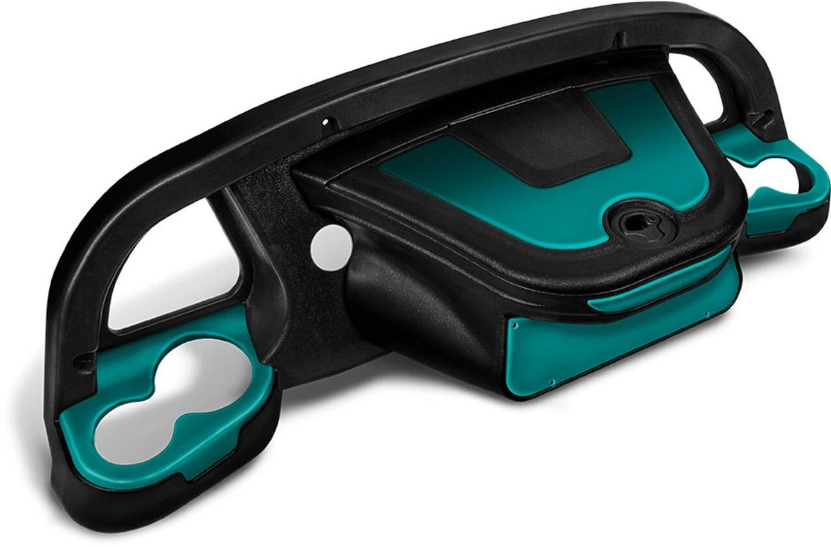 Club Car Precedent/Tempo/Onward Dash 04+ Double Take Sentry Storage (Black w/ Teal Inserts)
