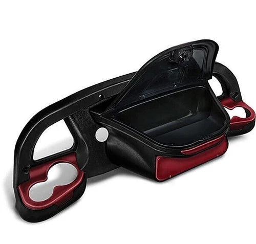 Club Car Precedent/Tempo/Onward DoubleTake Black Sentry Golf Cart Dash (Includes Ruby Red Inserts)