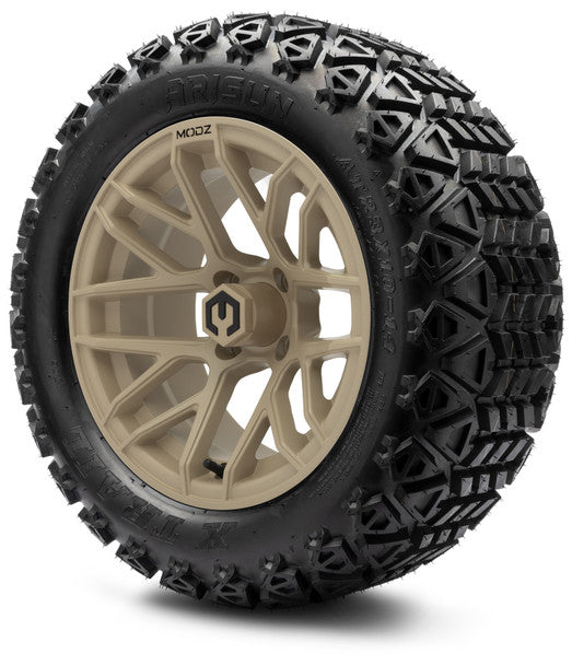 14" Matrix Matte Sand Wheels & Off-Road Tires Combo MODZ