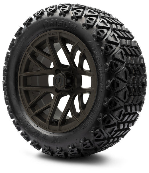 14" Matrix Dark Bronze Wheels & Off-Road Tires Combo MODZ