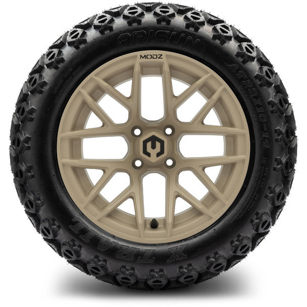 14" Matrix Matte Sand Wheels & Off-Road Tires Combo MODZ