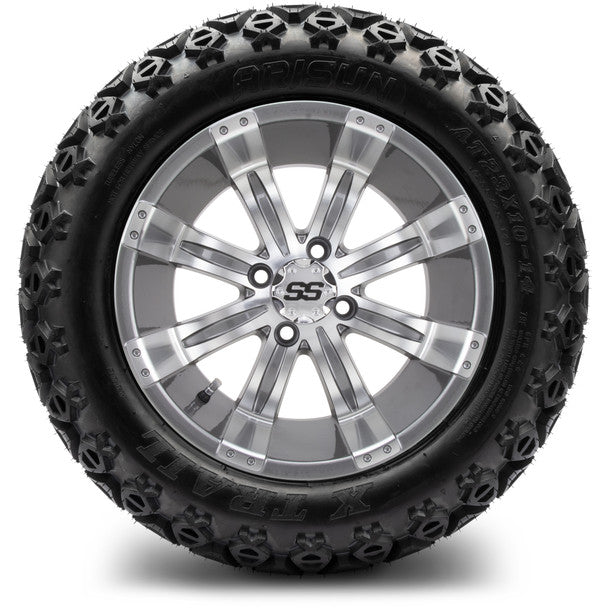 14" Tempest Gunmetal Wheels & Off-Road Tires Combo MODZ