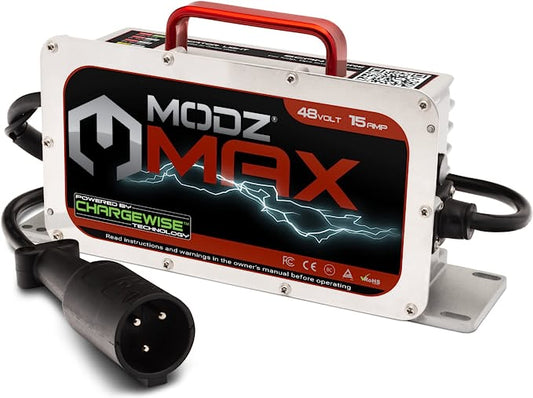 MODZ® MAX48 15 Amp Club Car Battery Charger for 48 Volt Golf Carts