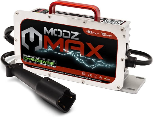 MODZ® MAX48 15 Amp Yamaha G29 Drive & Drive2 Battery Charger for 48 Volt Golf Carts