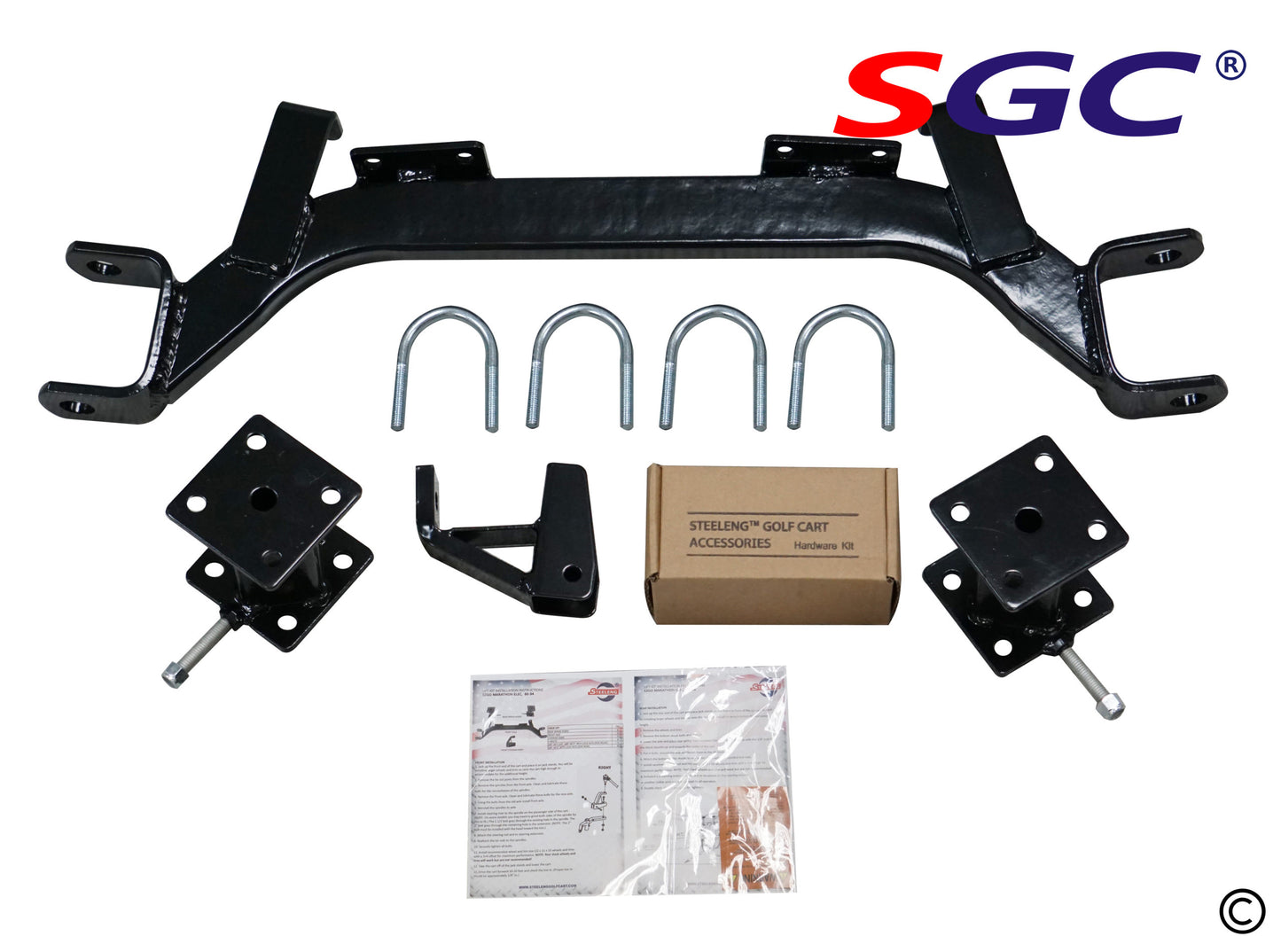 SGC LIFT KIT - 4" DROP AXLE LIFT KIT FOR EZGO MARATHON (1989-1993) ELECTRIC