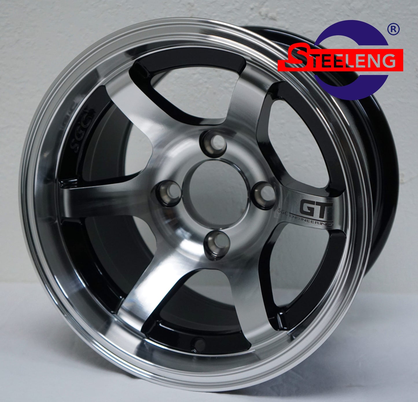 12"X7" MACHINED 'GT' ALUMINUM ALLOY WHEELS / 20X10-12 ALL TERRAIN