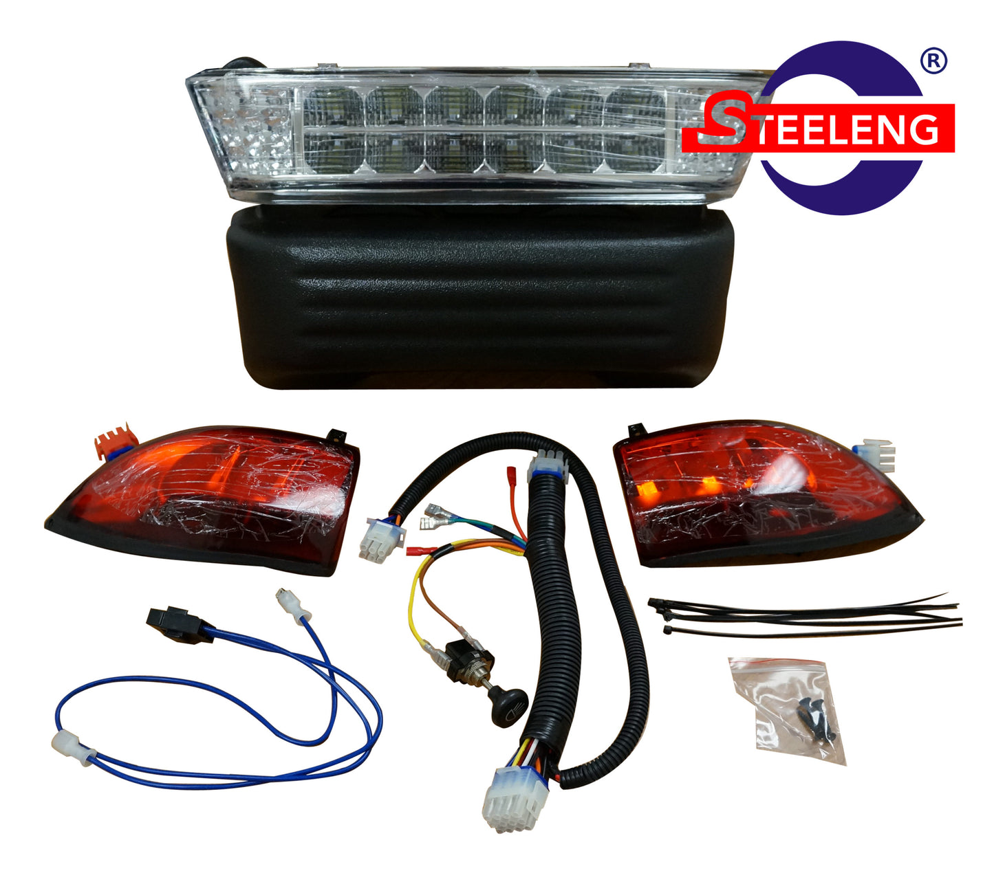 SGC LED LIGHT KIT FOR CLUB CAR PRECEDENT - 12 VOLT /WITH BUCKET HARNESS (2008-UP)